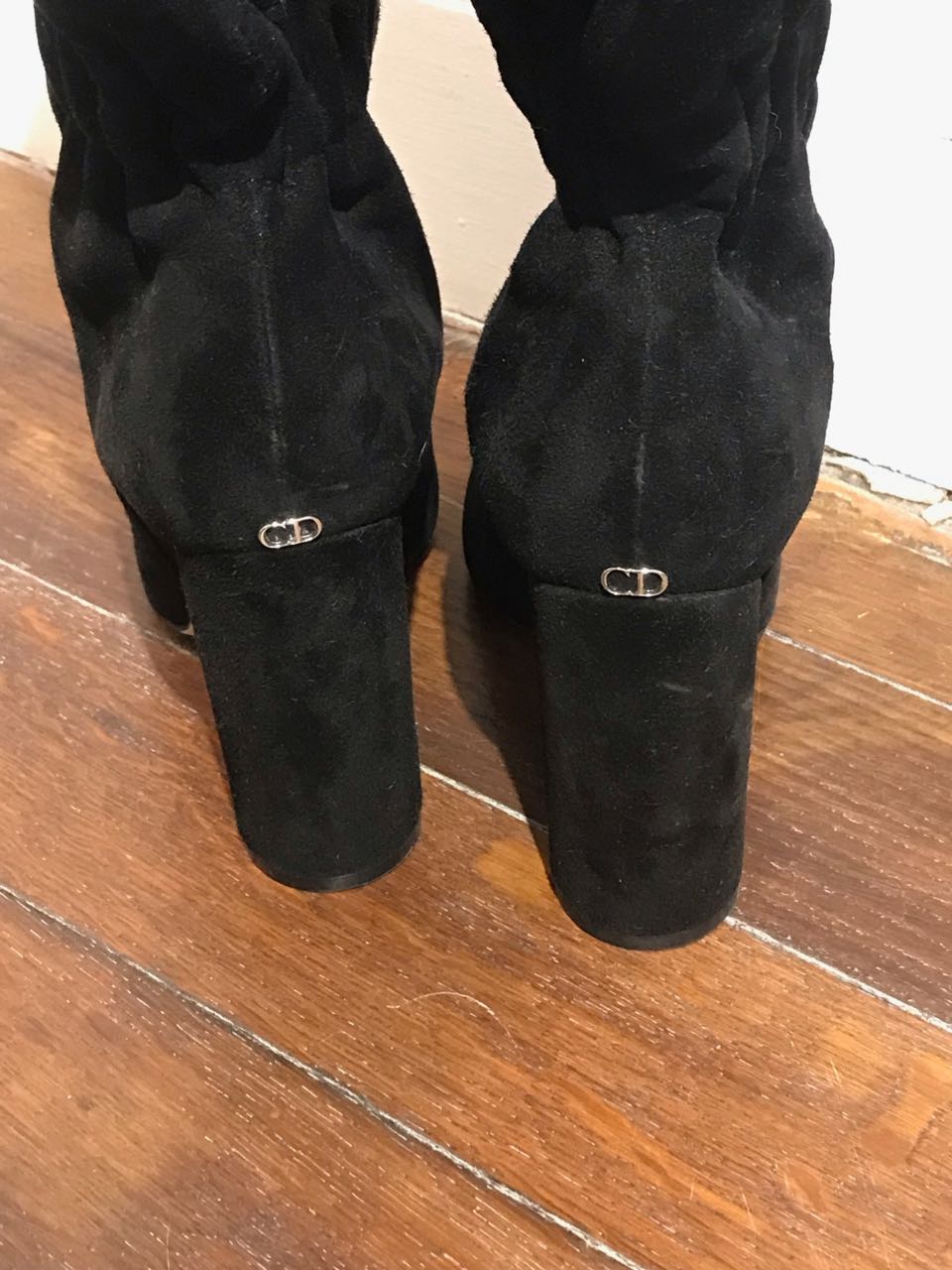 Bottes Dior noires T.37,5