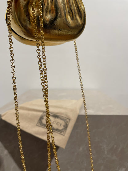 Minaudière Gucci dorée