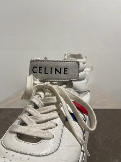 Baskets Celine Block blanches T.37