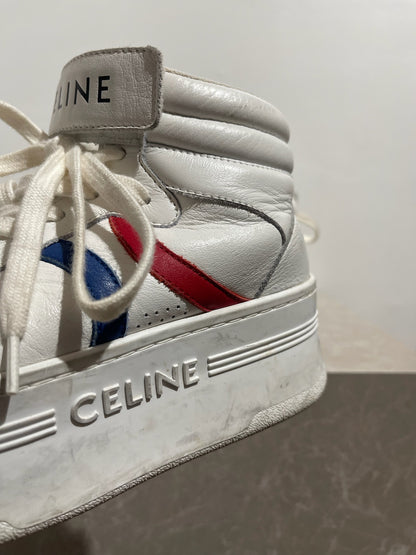 Baskets Celine Block blanches T.37