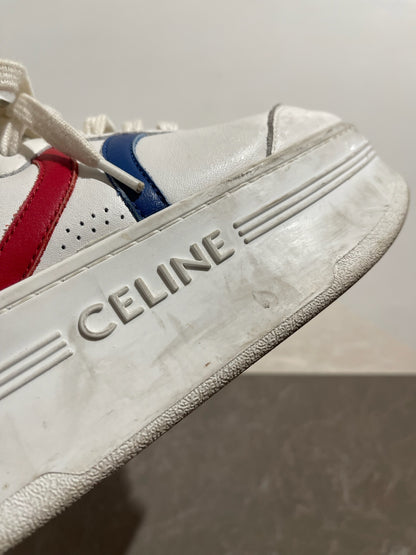Baskets Celine Block blanches T.37