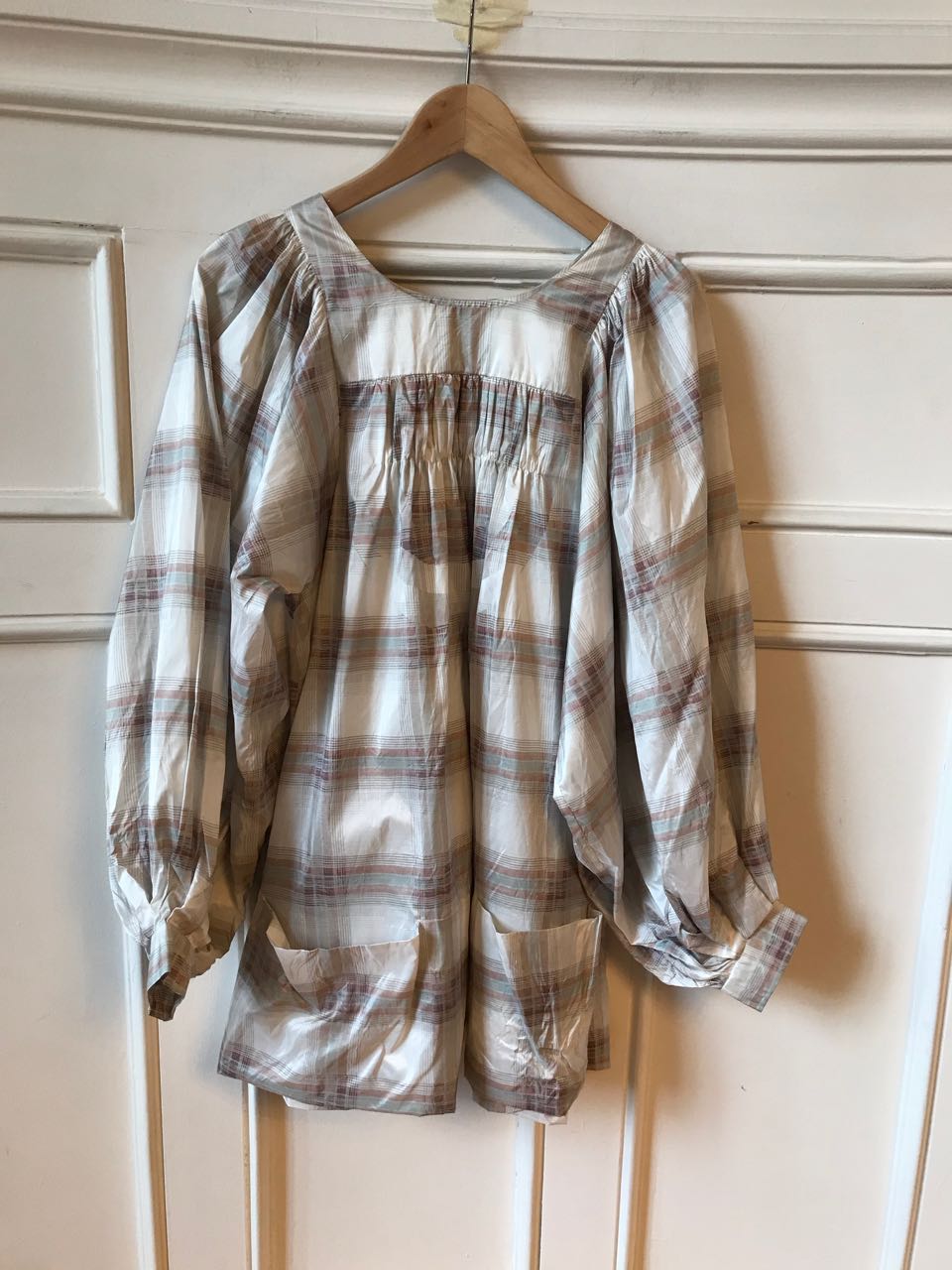 Blouse Chloé à carreaux T.36