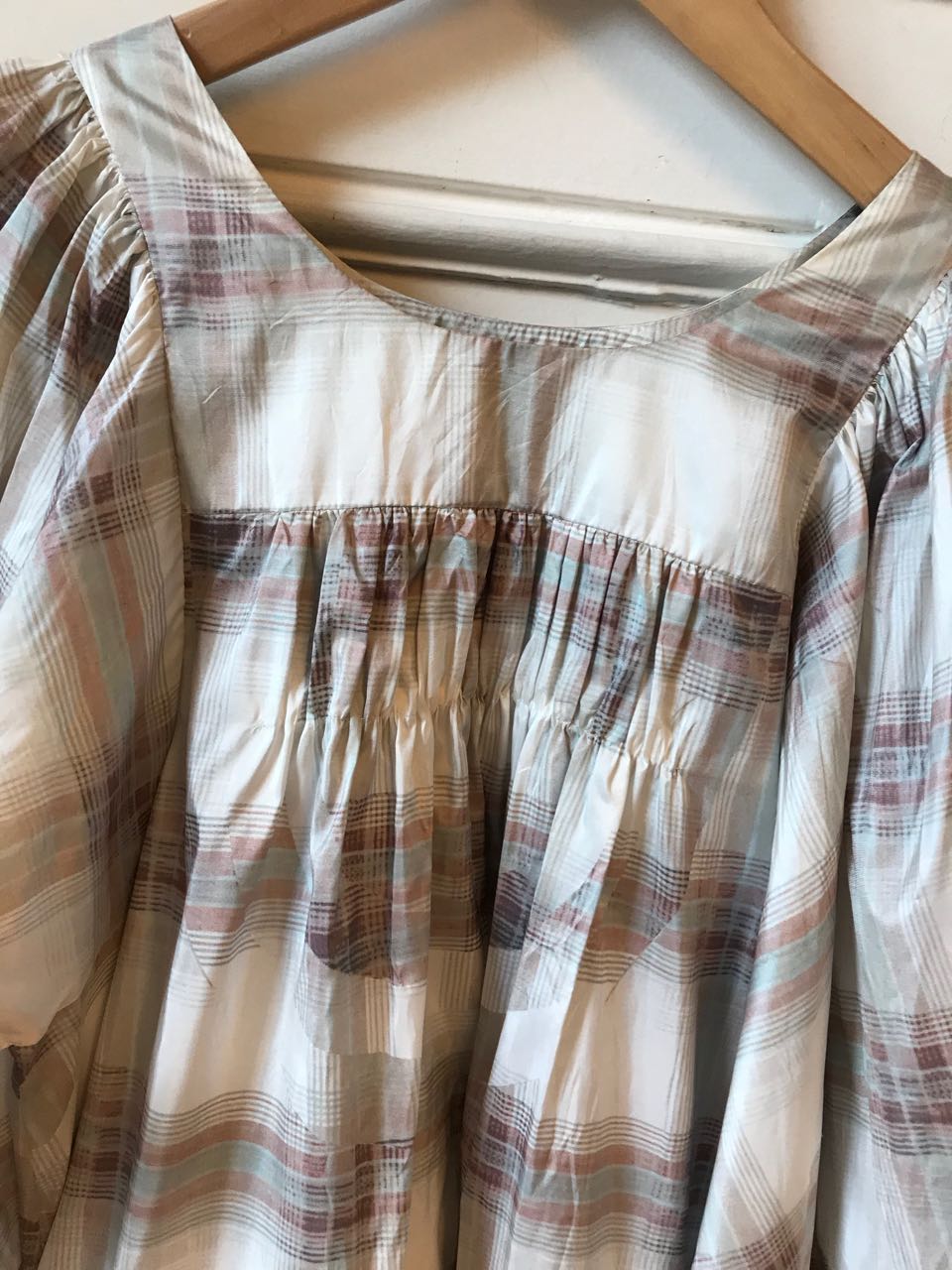 Blouse Chloé à carreaux T.36