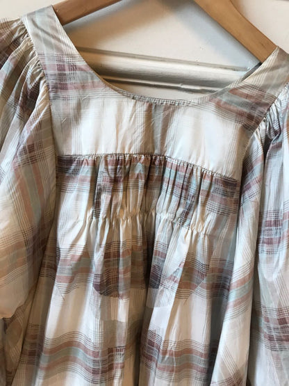 Blouse Chloé à carreaux T.36