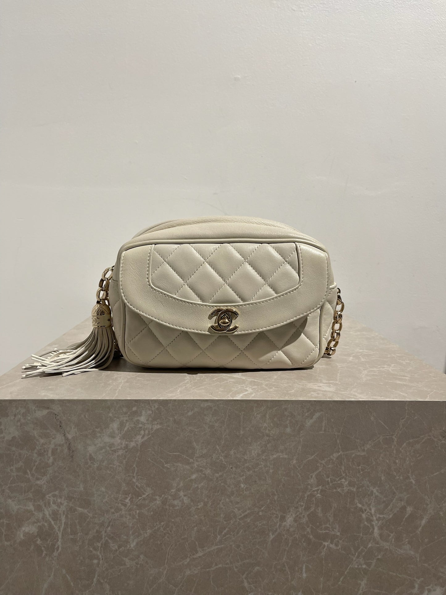 Sac Chanel Camera écru