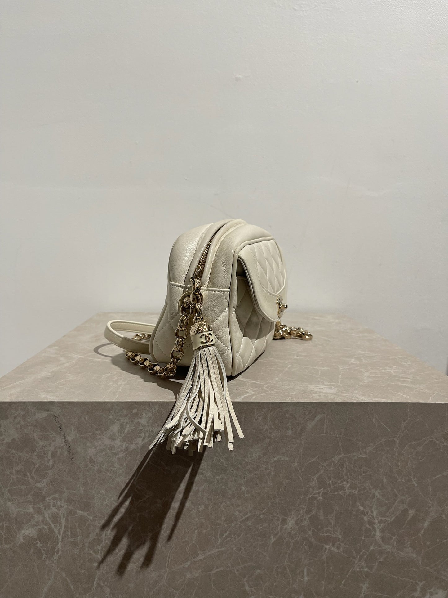 Sac Chanel Camera écru