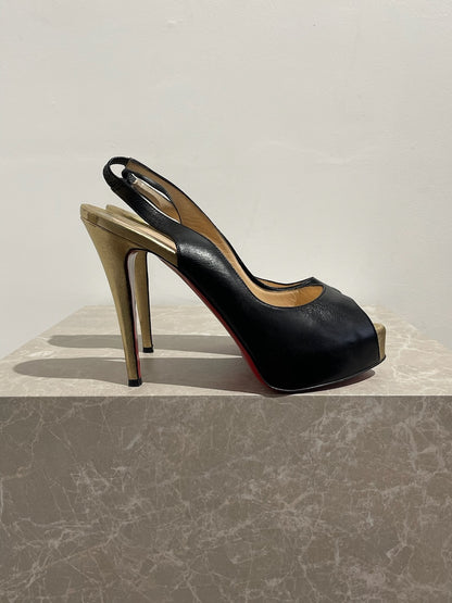 Escarpins Christian Louboutin noir T.40,5