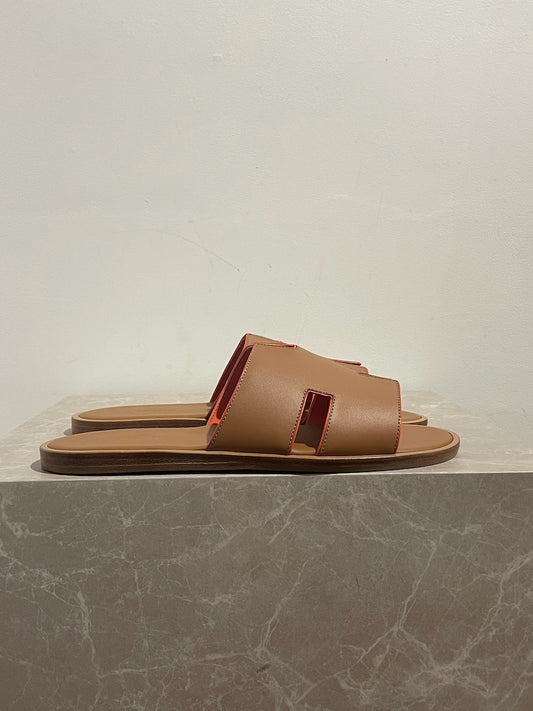 Mules Hermès Izmir camel T.43 NEUVES