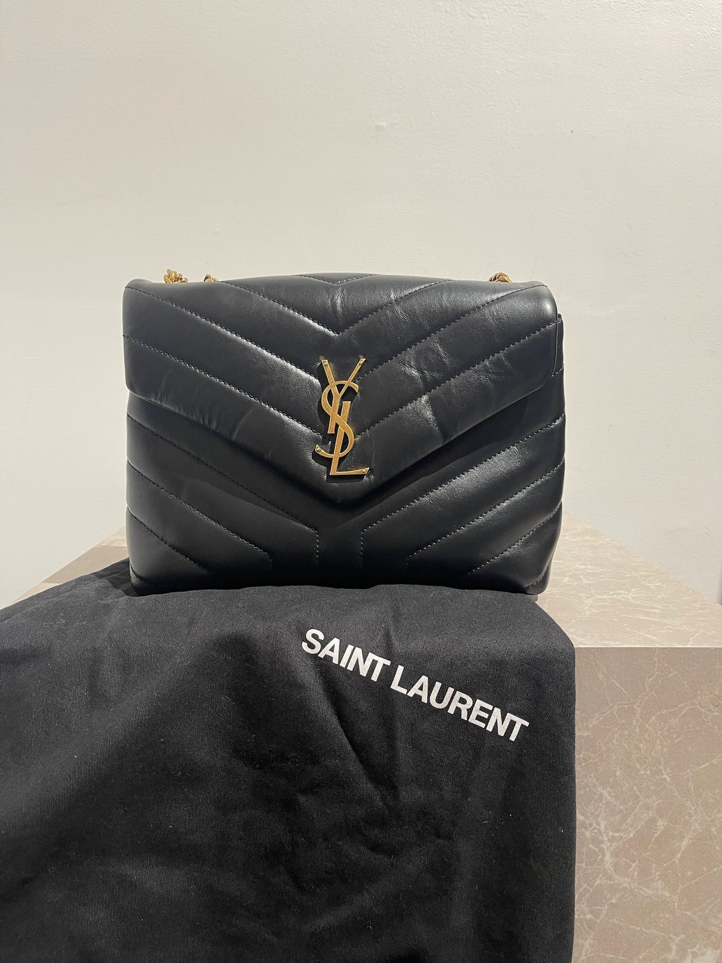 Sac Saint Laurent Loulou noir
