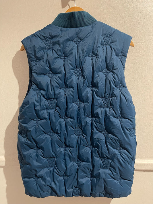 Doudoune Louis Vuitton bleue T.44