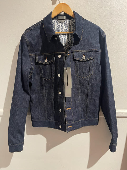 Veste en jeans Dior Oblique T.50