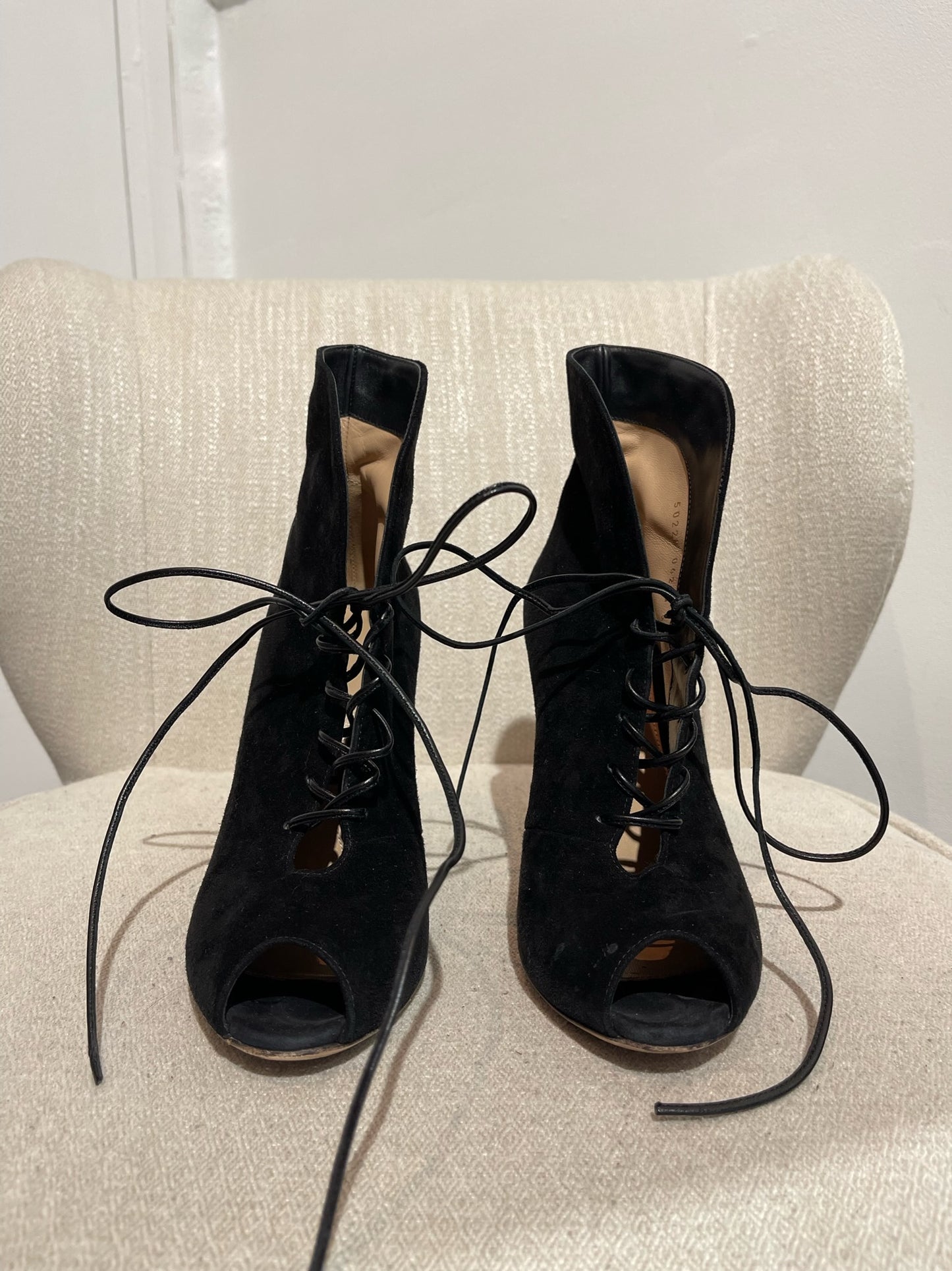 Boots Gianvito Rossi noires T.38,5