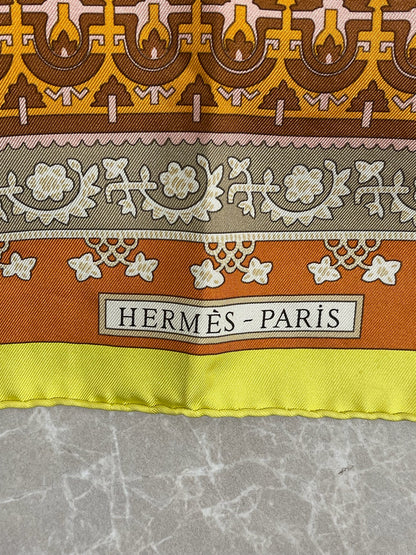 Foulard Hermes "Brin d'or"