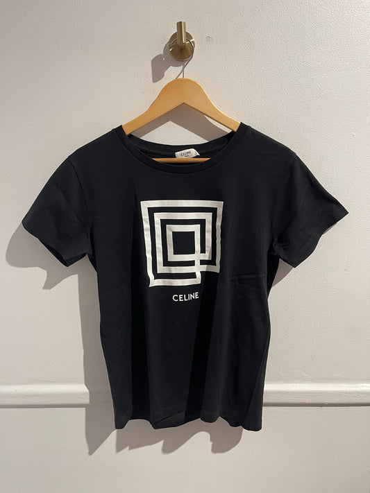 T-shirt Celine noir T.S