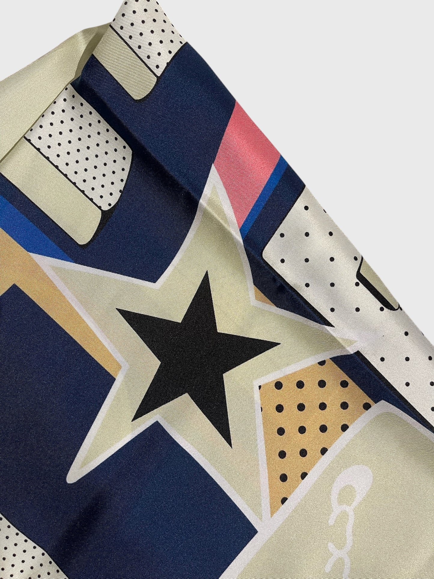 Foulard Chanel bleu