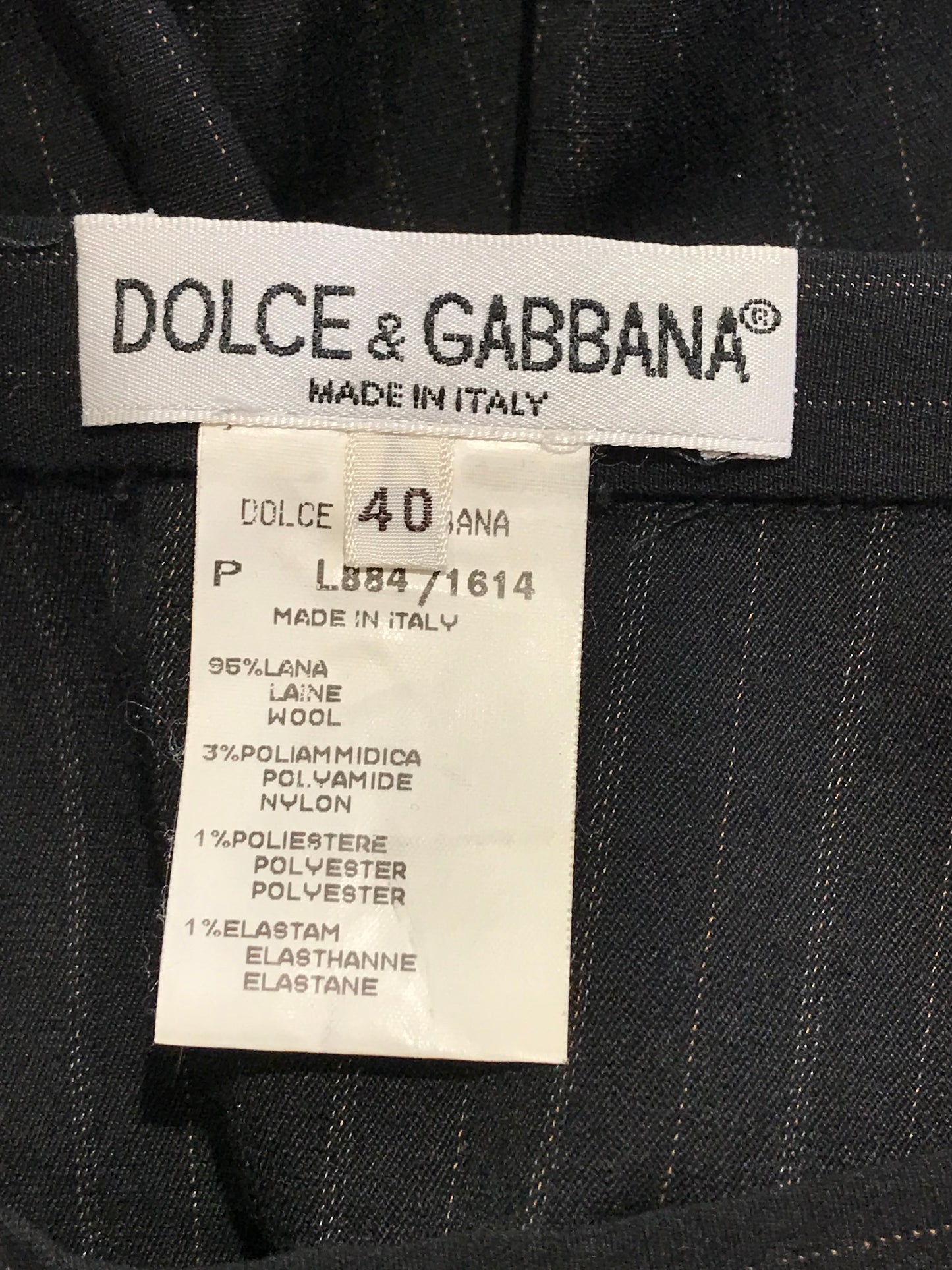 Jupe Dolce & Gabbana noire T.36