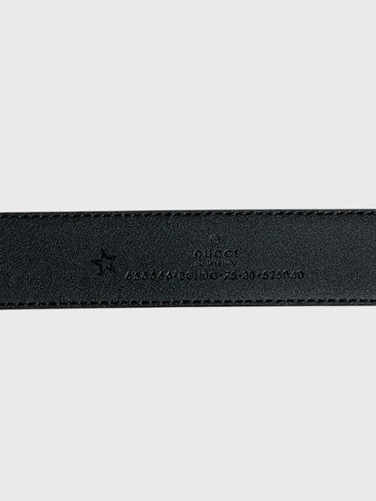 Ceinture Gucci noire T.75