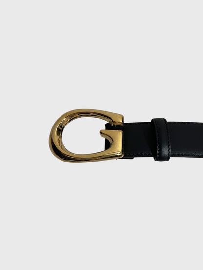Ceinture Gucci noire T.75