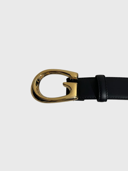 Ceinture Gucci noire T.75
