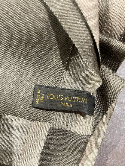 Châle Louis Vuitton marron