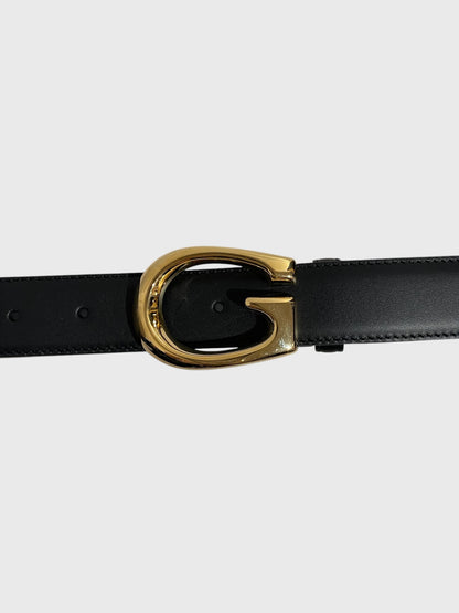 Ceinture Gucci noire T.75