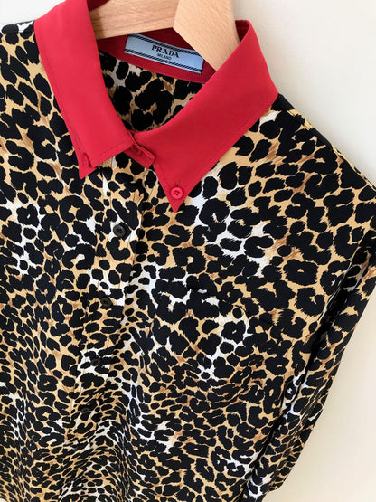 Chemise Prada leopard T.36