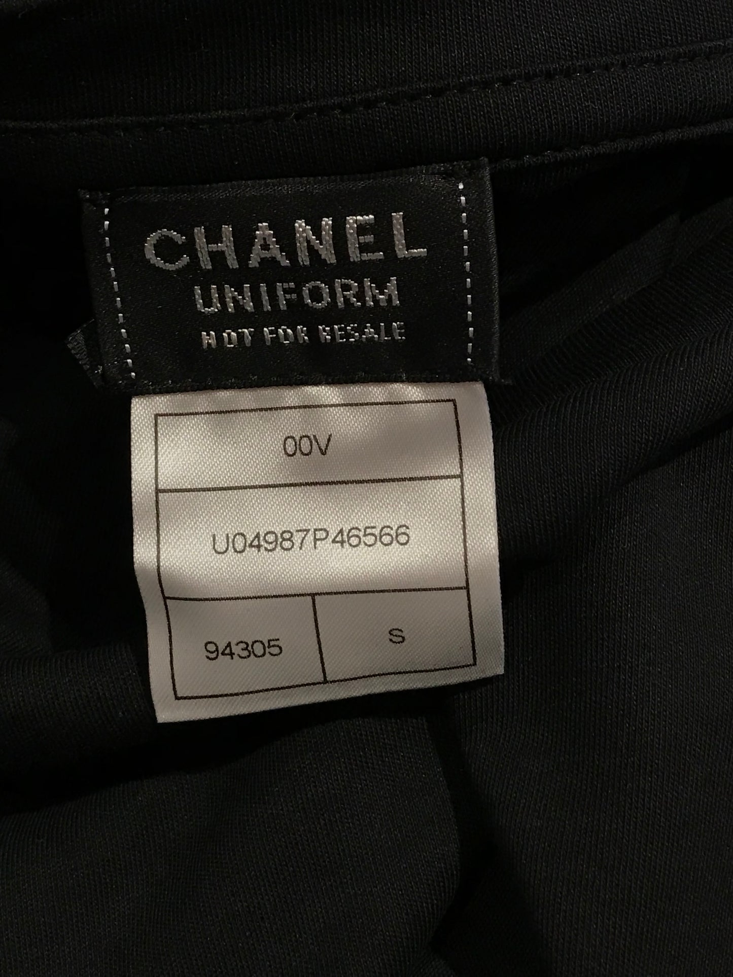 T-shirt Chanel noir T.S NEUF