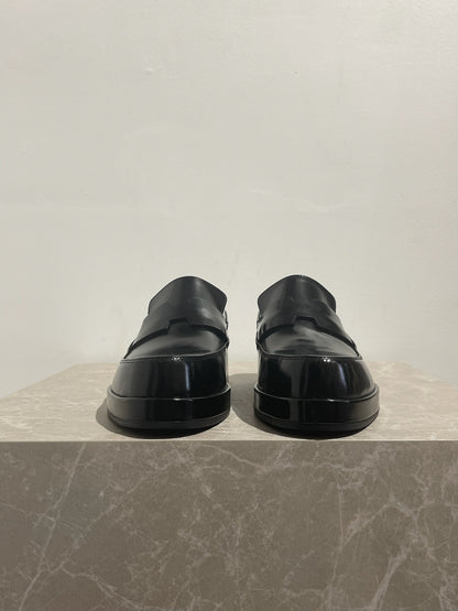 Mocassins Hermès noirs T.37 NEUFS