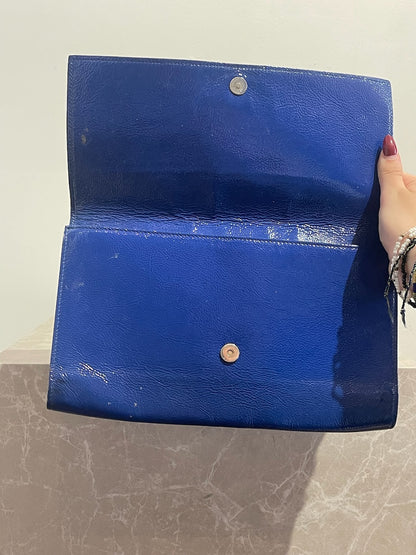 Pochette Saint Laurent bleue