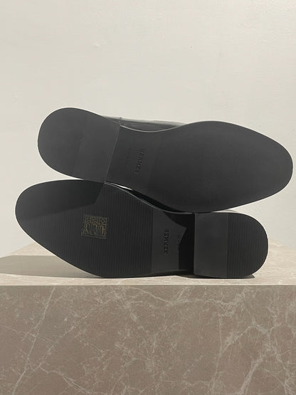 Mocassins Hermès noirs T.37 NEUFS