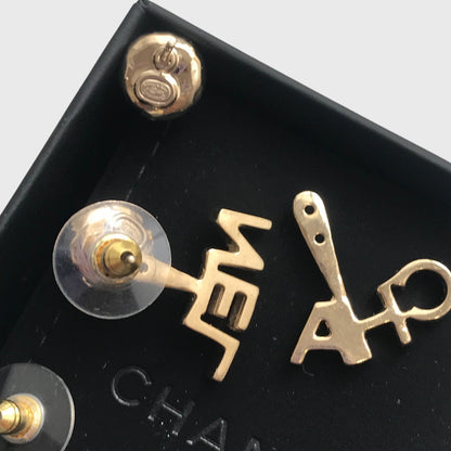 Boucles d'oreilles Chanel perles