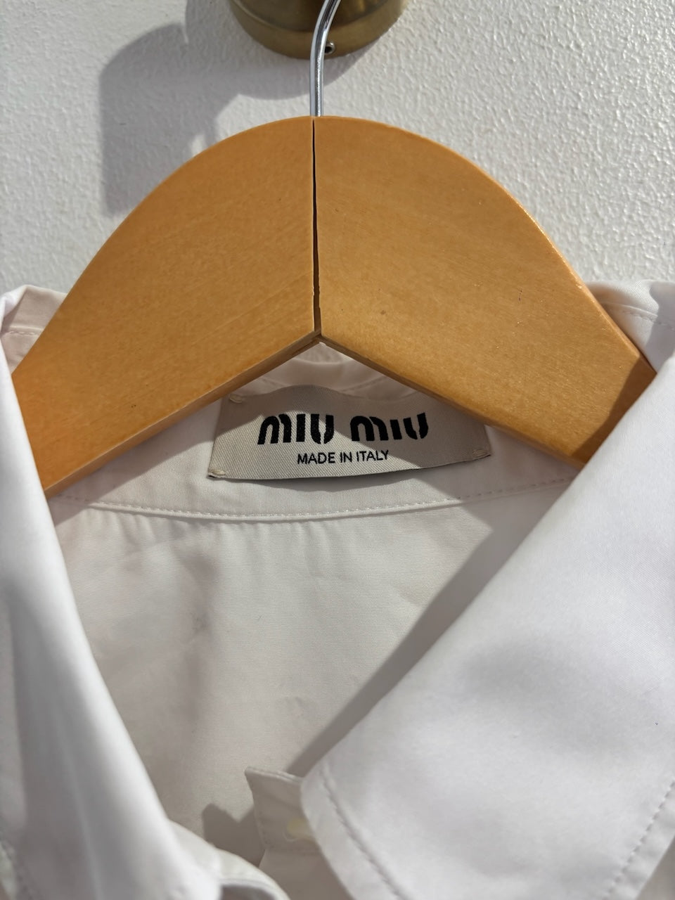 Chemise Miu Miu blanche T.36