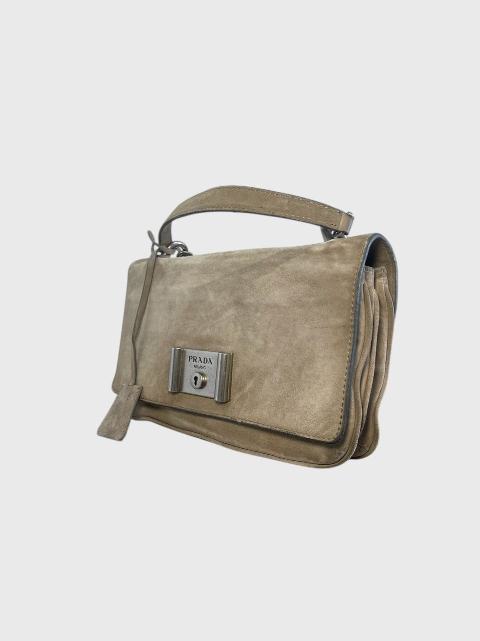 Sac Prada daim beige