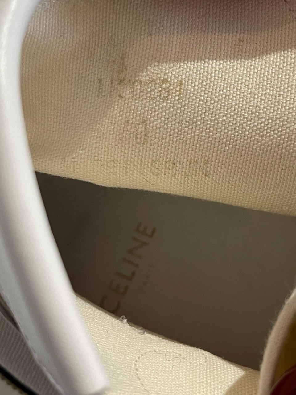 Basket Celine blanches T.40