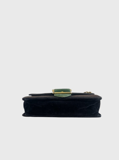Sac Prada velours noir