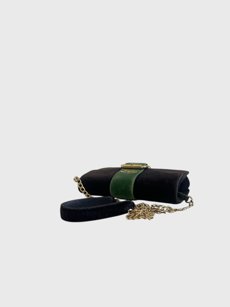 Sac Prada velours noir