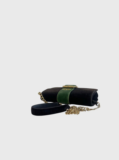 Sac Prada velours noir
