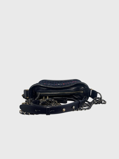 Sac Chanel Gabrielle tweed bleu