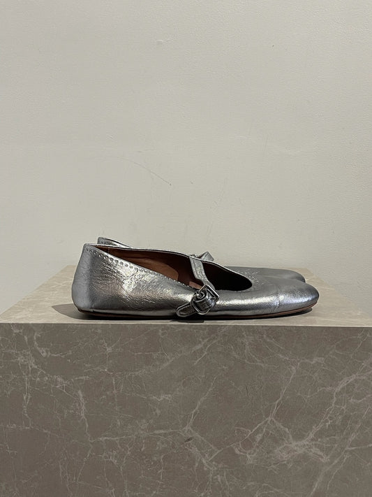 Ballerines Alaia argent T.40
