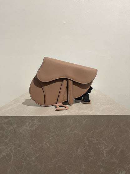 Sac Dior Saddle Belt beige