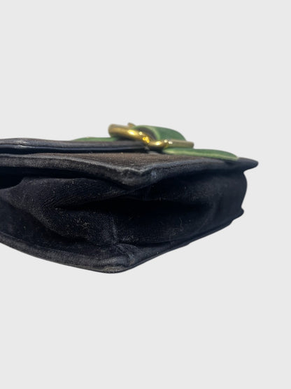 Sac Prada velours noir