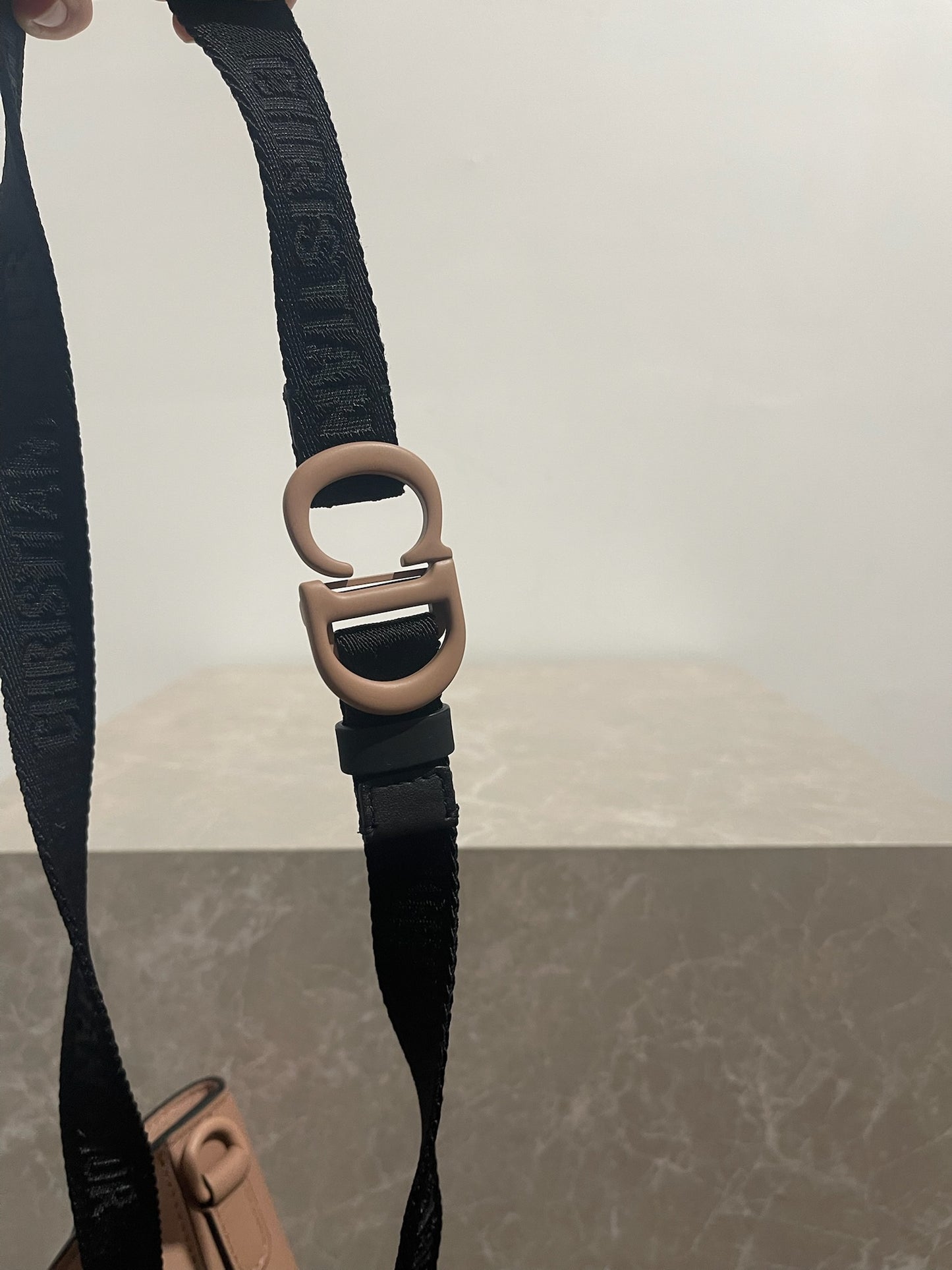 Sac Dior Saddle Belt beige