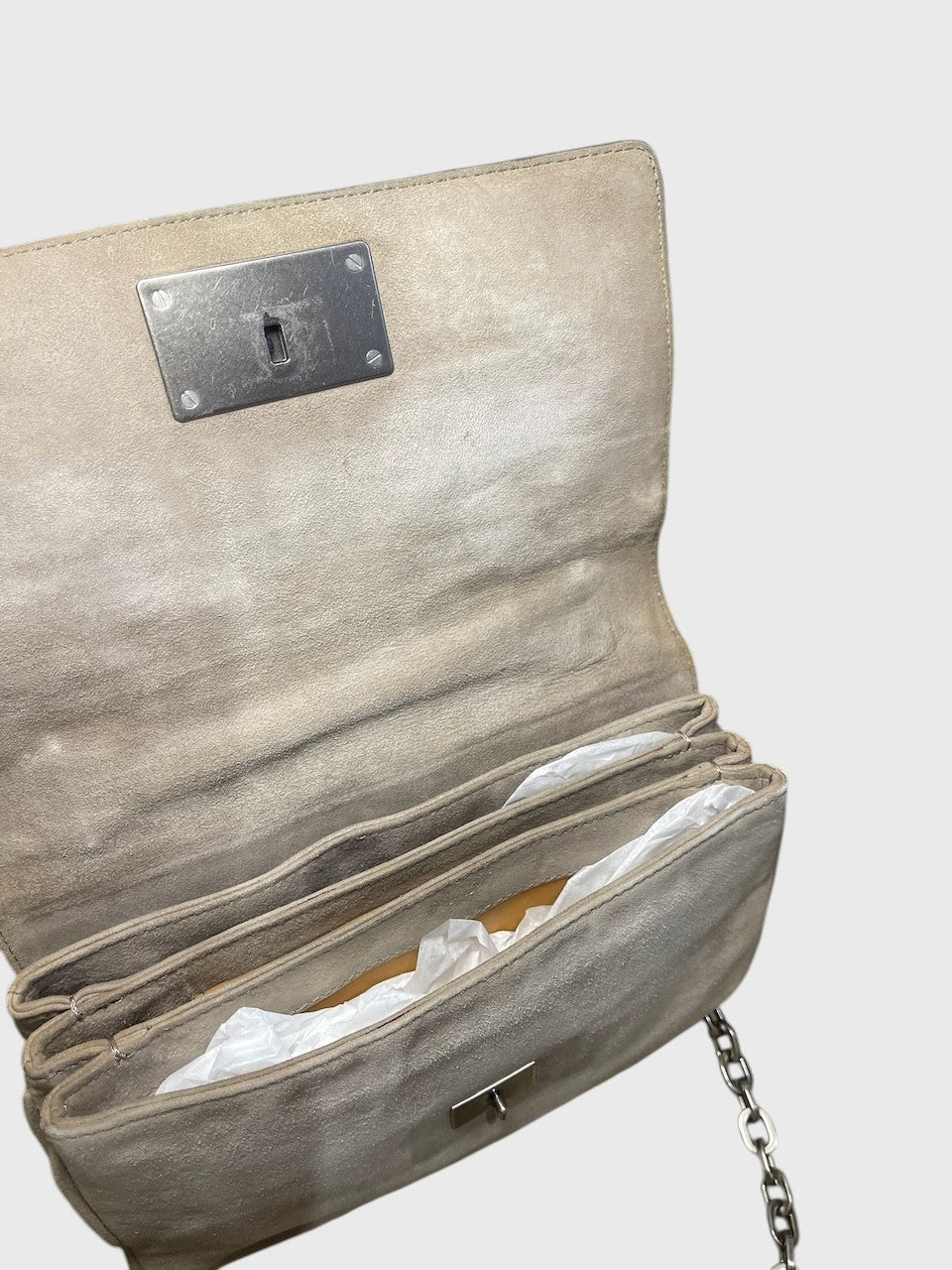 Sac Prada daim beige