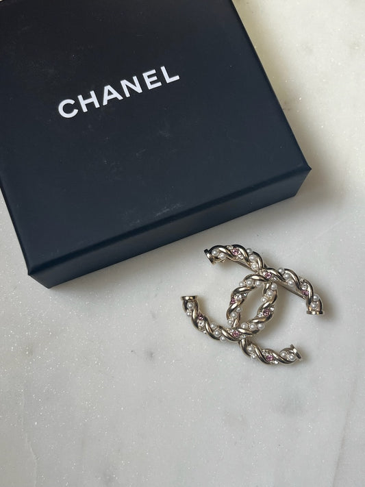 Broche Chanel torsades