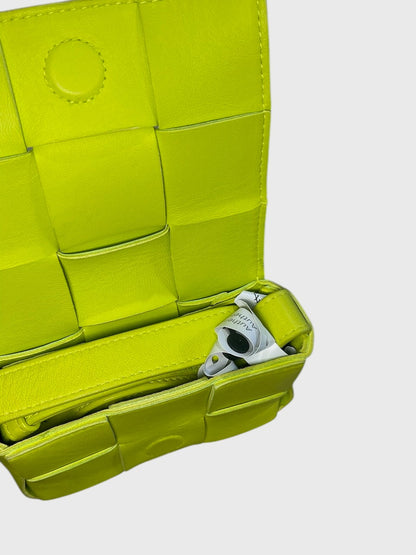 Sac Bottega Veneta Candy Cassette vert