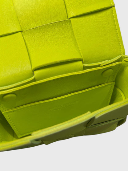 Sac Bottega Veneta Candy Cassette vert