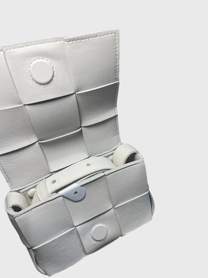 Sac Bottega Veneta Candy Cassette blanc