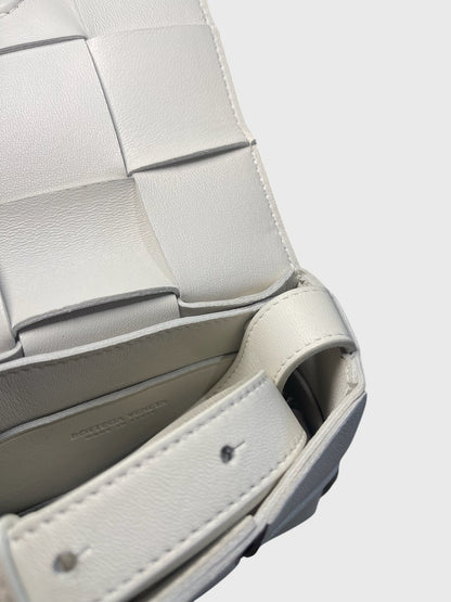 Sac Bottega Veneta Candy Cassette blanc