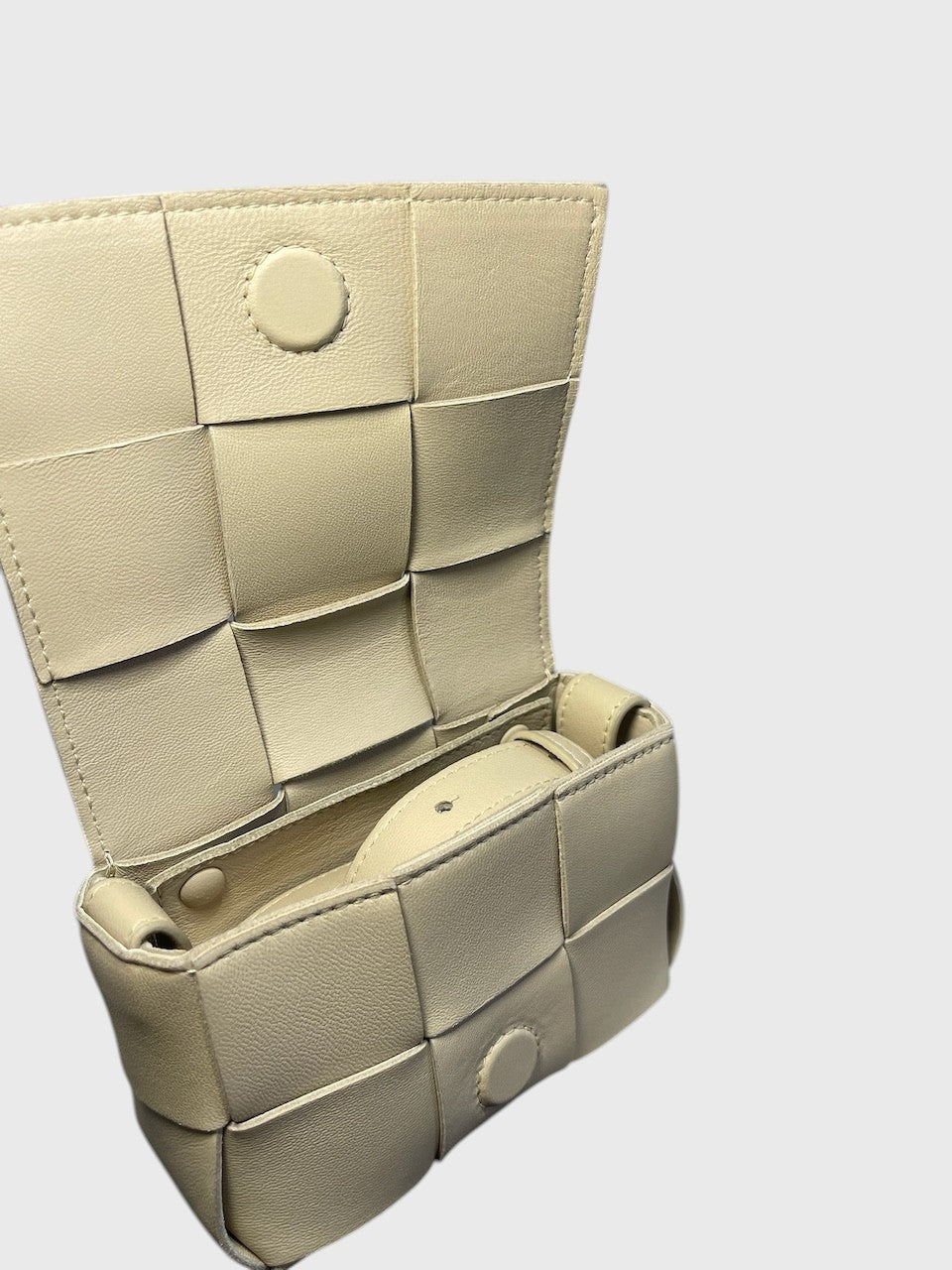 Sac Bottega Veneta Candy Cassette beige