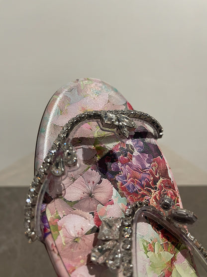 Sandales Christian Louboutin argents T.39,5